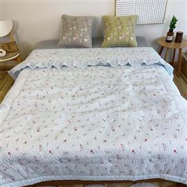 新品 柔香泡泡春秋被 泡泡纱面料 慵懒褶皱感全棉填充