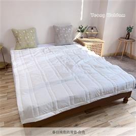 韩式莫代尔防滑垫子机洗床盖绑带夹棉1.5*2.0（春日纯色防滑垫）